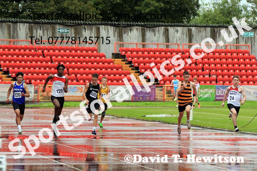 100 metres, 2023 Gateshead Tartan Games.  Photo: David T. Hewitson/Sports for All Pics